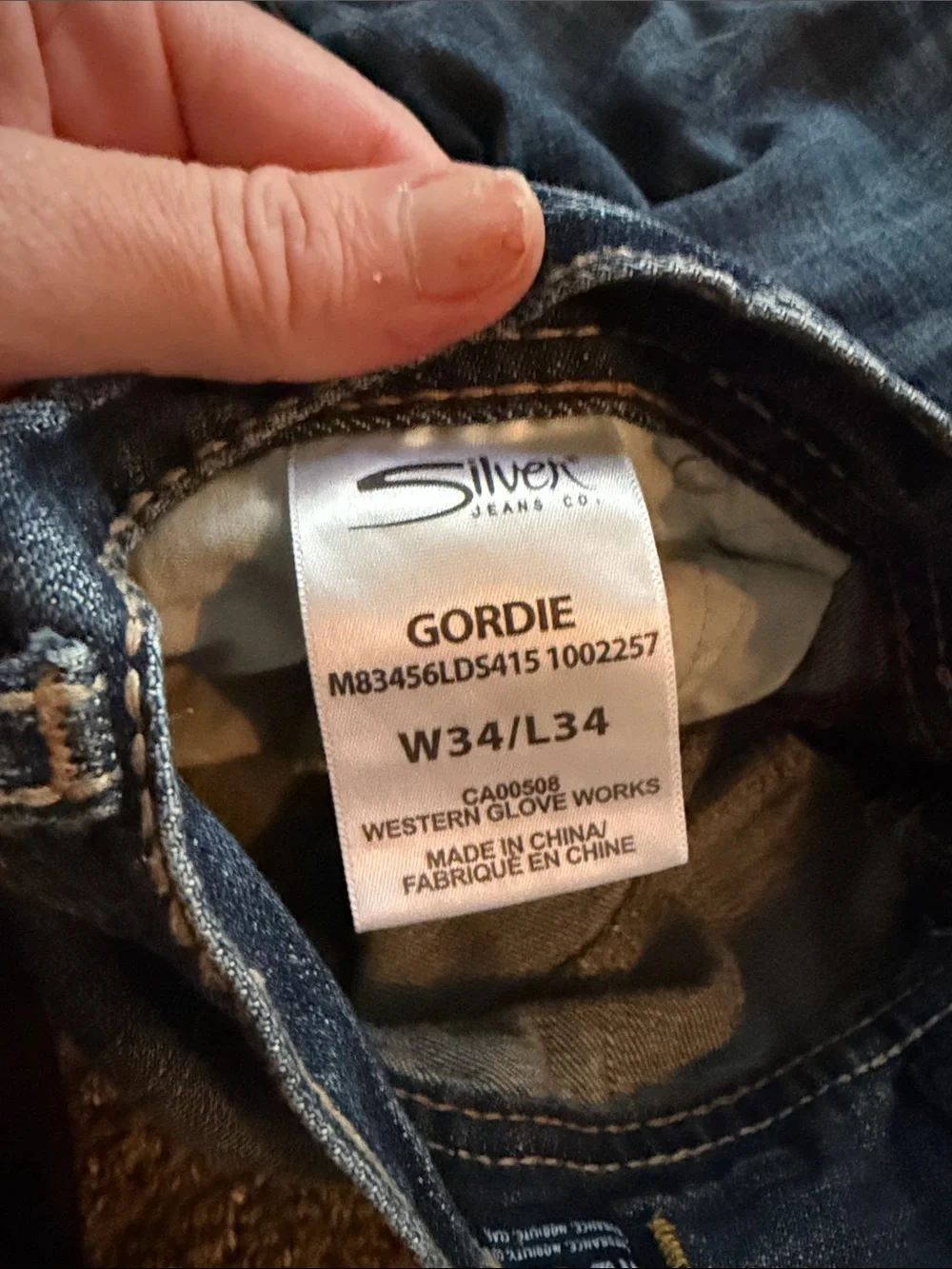 Silver Jeans Co. Men's Straight Jeans in Blue Wash